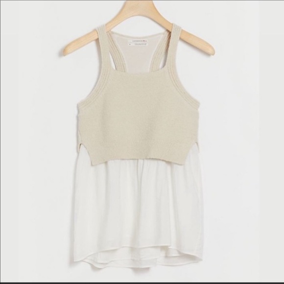 Anthropologie Jenna Knit Babydoll Tank - Picture 1 of 3